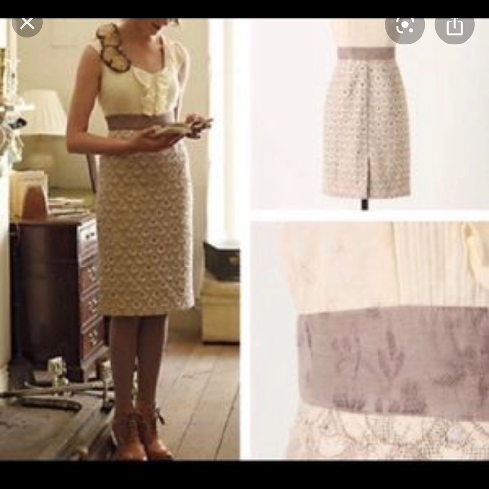 EUC Floreat Barber Anthropologie Dress Sz 12